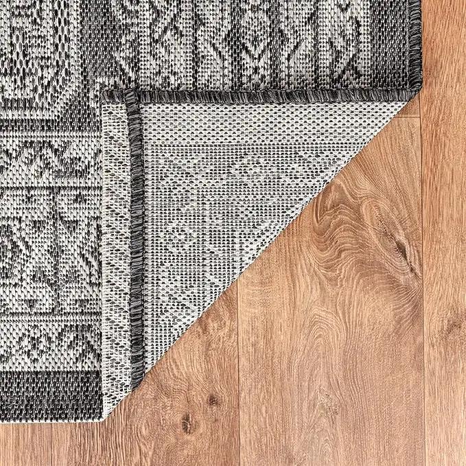 Keen Home Design Terrace Outdoor Throw Rug - 3x5 Washable Indoor/Outdoor Rug for Patio, Kitchen, Balcony, Beach, Garden, Deck and Porch, Size: 3'x5' by GreenHaven Gardens