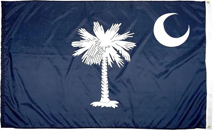 FlagSource South Carolina State Flag, Made in USA, 4x6' by GreenHaven Gardens