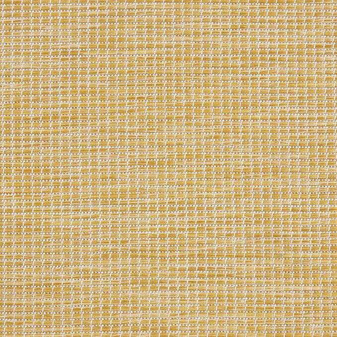 Nourison Positano Indoor/Outdoor Yellow 2'2" x 12' Area Rug, Easy Cleaning, Non Shedding, Bed Room, Living Room, Dining Room, Backyard, Deck, Patio (2x12) by GreenHaven Gardens