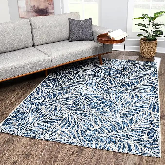 Keen Home Design Terrace Outdoor Area Rug - 9x12 Washable Indoor/Outdoor Rug for Patio, Kitchen, Balcony, Beach, Garden, Deck and Porch, Size: 8'10"x12' by GreenHaven Gardens