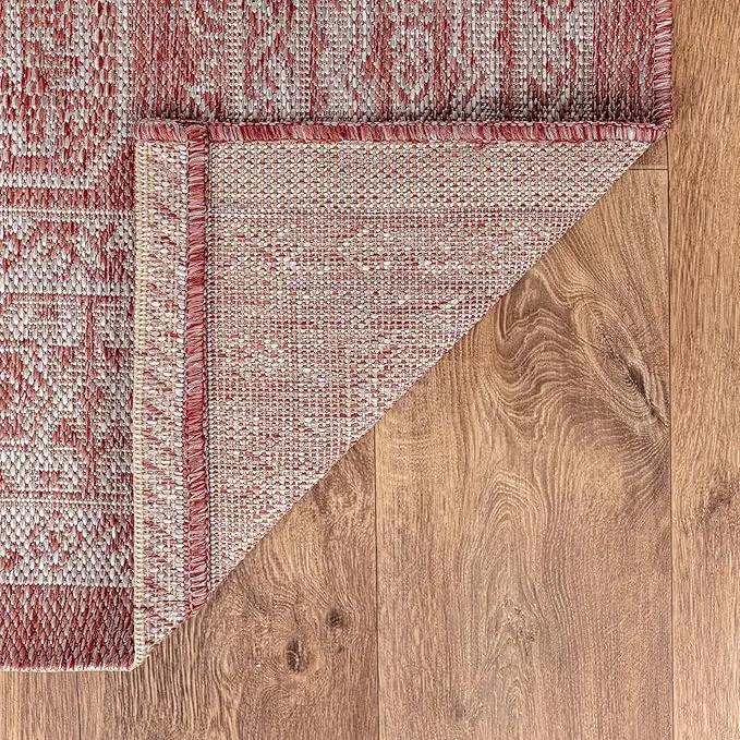 Keen Home Design Terrace Outdoor Throw Rug - 3x5 Washable Indoor/Outdoor Rug for Patio, Kitchen, Balcony, Beach, Garden, Deck and Porch, Size: 3'x5' by GreenHaven Gardens