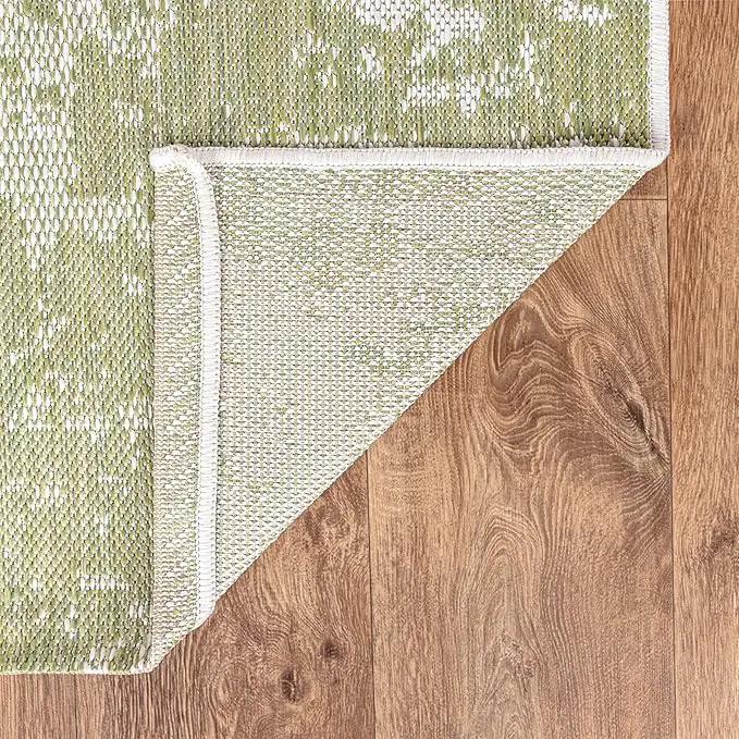 Keen Home Design Terrace Outdoor Area Rug - 6x9 Washable Indoor/Outdoor Rug for Patio, Kitchen, Balcony, Beach, Garden, Deck and Porch, Size: 6'x8'10" by GreenHaven Gardens