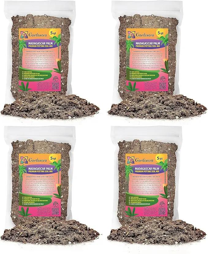 Madagascar Palm Potting Mix - Unlock Robust Growth and Striking Form with Our High-Performance Formula - 20 Quart by GreenHaven Gardens