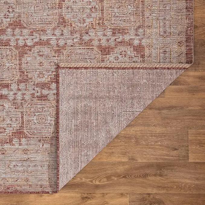 Keen Home Design Terrace Outdoor Runner Rug - 2x8 Washable Indoor/Outdoor Rug for Patio, Kitchen, Balcony, Beach, Garden, Deck and Porch, Size: 2'2"x7'7" by GreenHaven Gardens