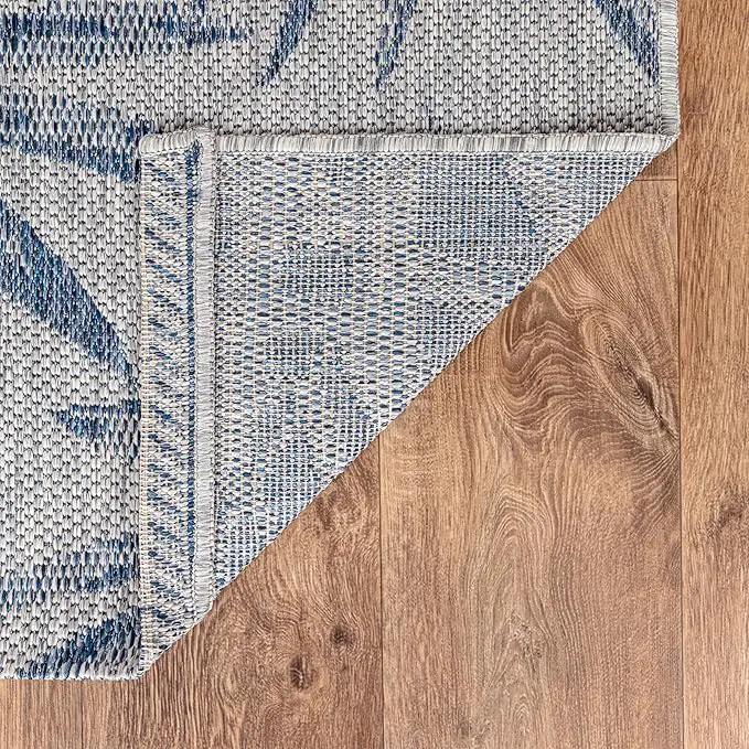 Keen Home Design Terrace Outdoor Area Rug - 6x9 Washable Indoor/Outdoor Rug for Patio, Kitchen, Balcony, Beach, Garden, Deck and Porch, Size: 6'x8'10" by GreenHaven Gardens