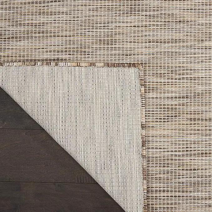 Nourison Positano Indoor/Outdoor Beige 2'2" x 10' Area Rug, Easy Cleaning, Non Shedding, Bed Room, Living Room, Dining Room, Backyard, Deck, Patio (2x10) by GreenHaven Gardens