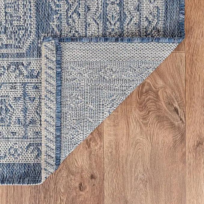 Keen Home Design Terrace Outdoor Throw Rug - 3x5 Washable Indoor/Outdoor Rug for Patio, Kitchen, Balcony, Beach, Garden, Deck and Porch, Size: 3'x5' by GreenHaven Gardens