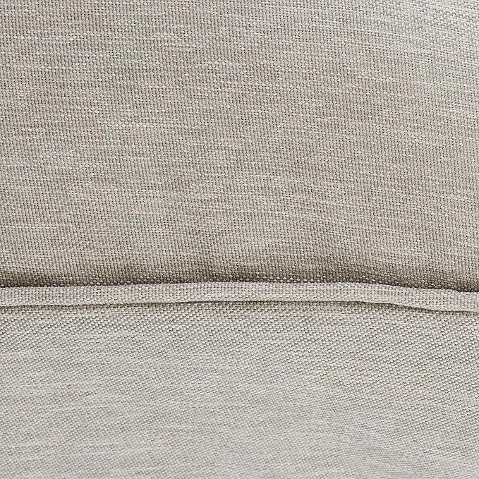 Classic Accessories Montlake Water-Resistant 21 x 22 x 4 Inch Patio Lounge Back Cushion, Heather Grey, Outdoor Loveseat Cushions