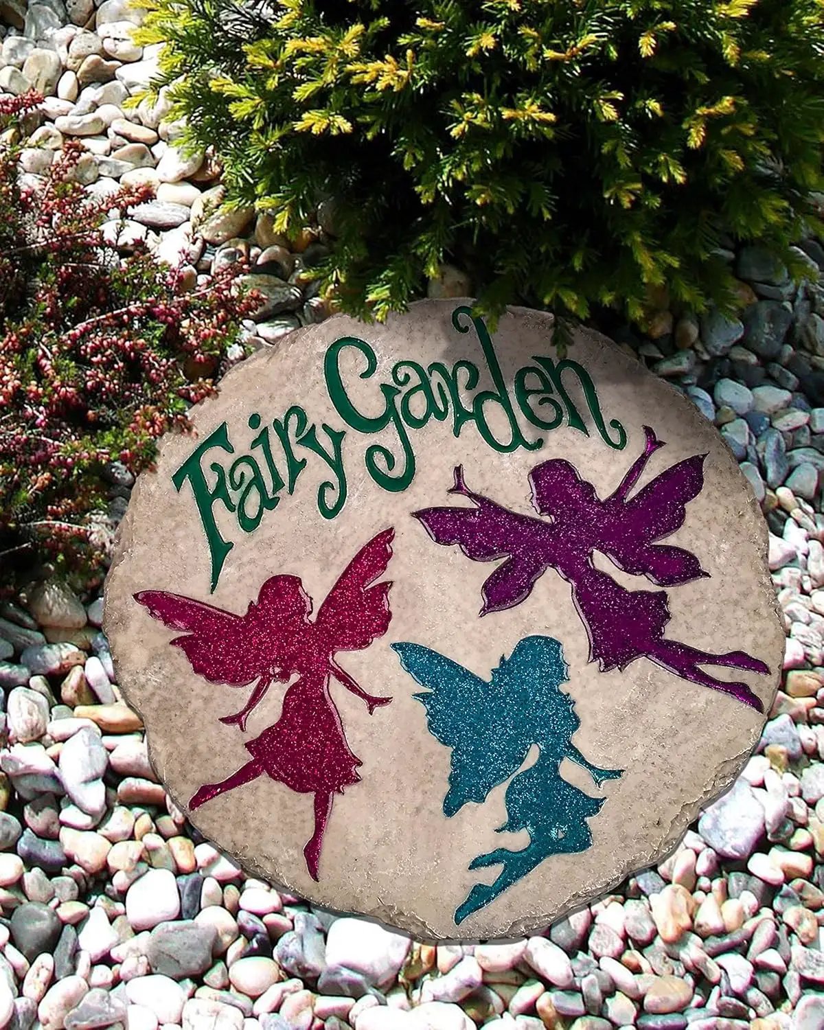 Spoontiques - Garden Décor - Dogs Make a Home Pawsome Stepping Stone - Decorative Stone for Garden by GreenHaven Gardens