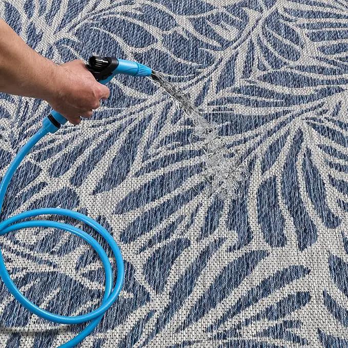 Keen Home Design Terrace Outdoor Area Rug - 12x15 Washable Indoor/Outdoor Rug for Patio, Kitchen, Balcony, Beach, Garden, Deck and Porch, Size: 12'x15' by GreenHaven Gardens