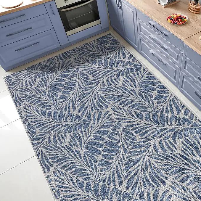 Keen Home Design Terrace Outdoor Area Rug - 10x14 Washable Indoor/Outdoor Rug for Patio, Kitchen, Balcony, Beach, Garden, Deck and Porch, Size: 10'x14' by GreenHaven Gardens