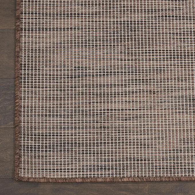 Nourison Home Positano 8' Runner Natural Fabric Modern Area Rug (8' Runner) by GreenHaven Gardens