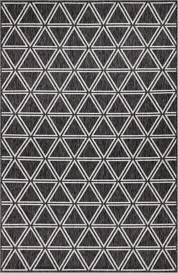 Keen Home Design Outdoor Rug - 6x9 Washable Indoor/Outdoor Rug for Patio, Balcony, Kitchen, Garden, Beach, Deck and Porch. Size: 6'7" x 9'2" by GreenHaven Gardens
