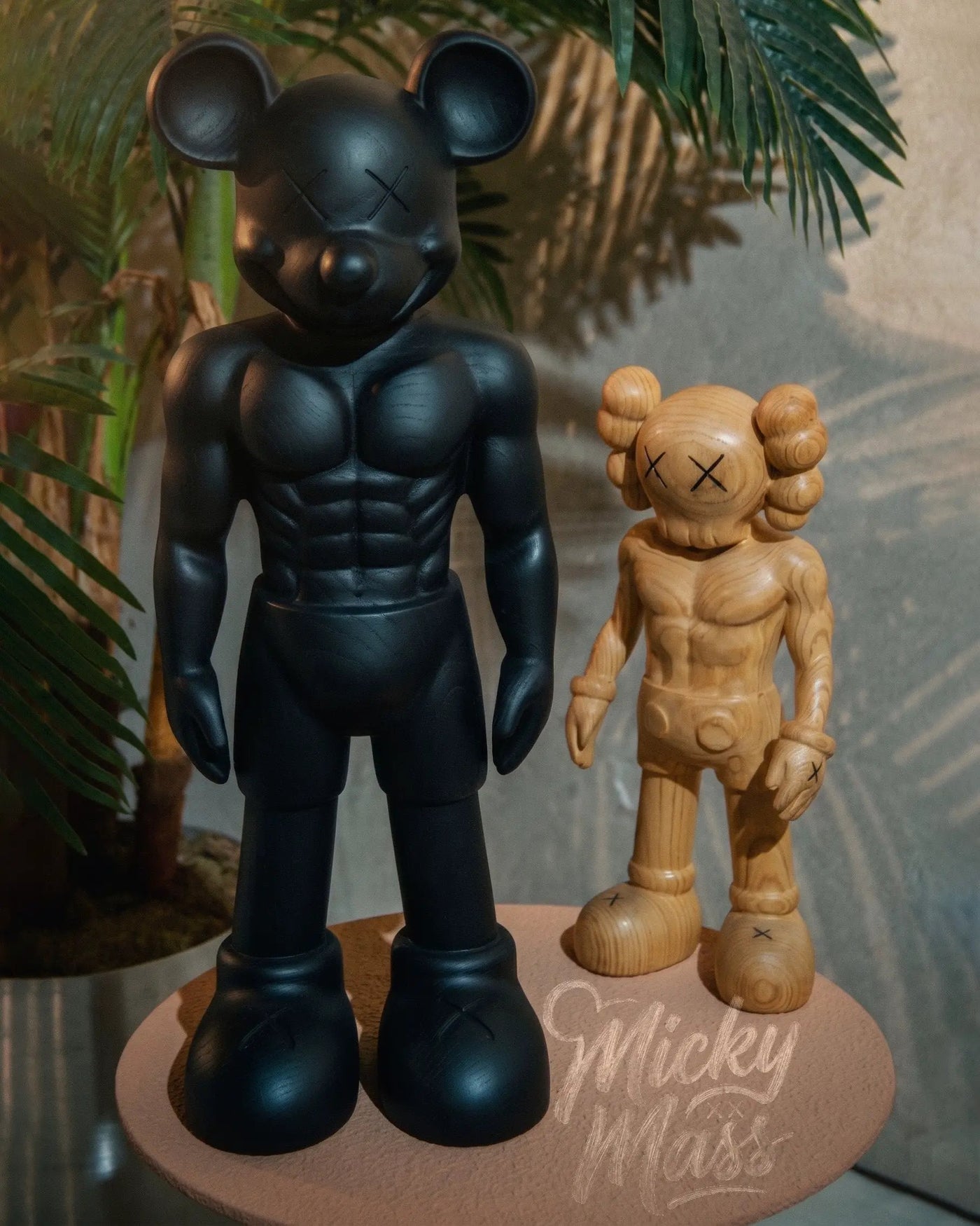 MickyMass Solid Wood Collectible Art Figure by Gizz