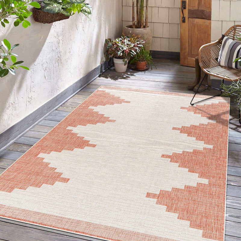 Djugun Peach Fuzz Indoor & Outdoor Area Rug by Boutique Rugs