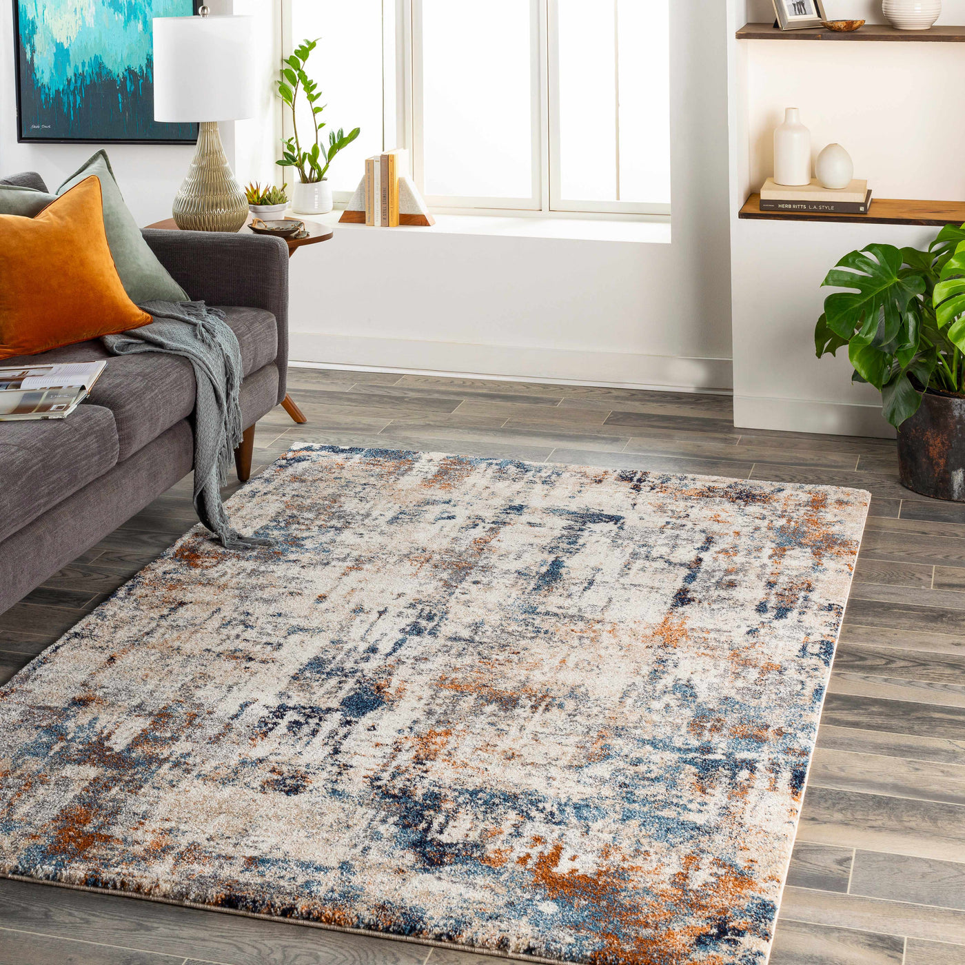 Abaca Abstract Thick Rug by Boutique Rugs