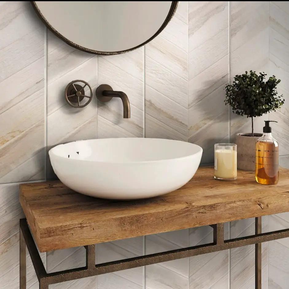 Chiffon White 18x36 Matte Field Porcelain Tile (3 pack, 13.05 sq ft/case) by Apollo Tile