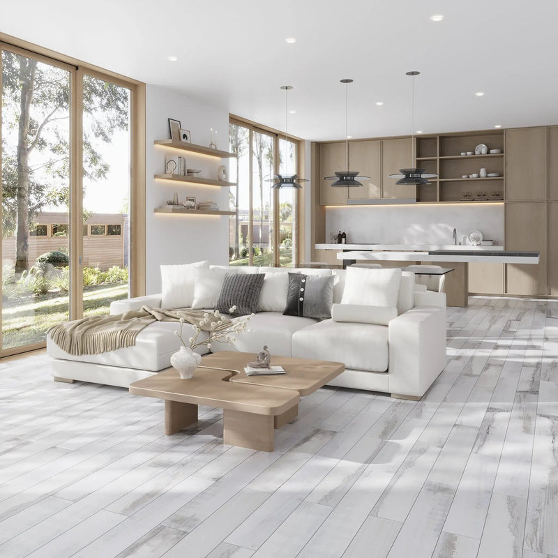 White 6x36 Matte Field Porcelain Tile (8 pack, 11.63 sq ft/case) by Apollo Tile
