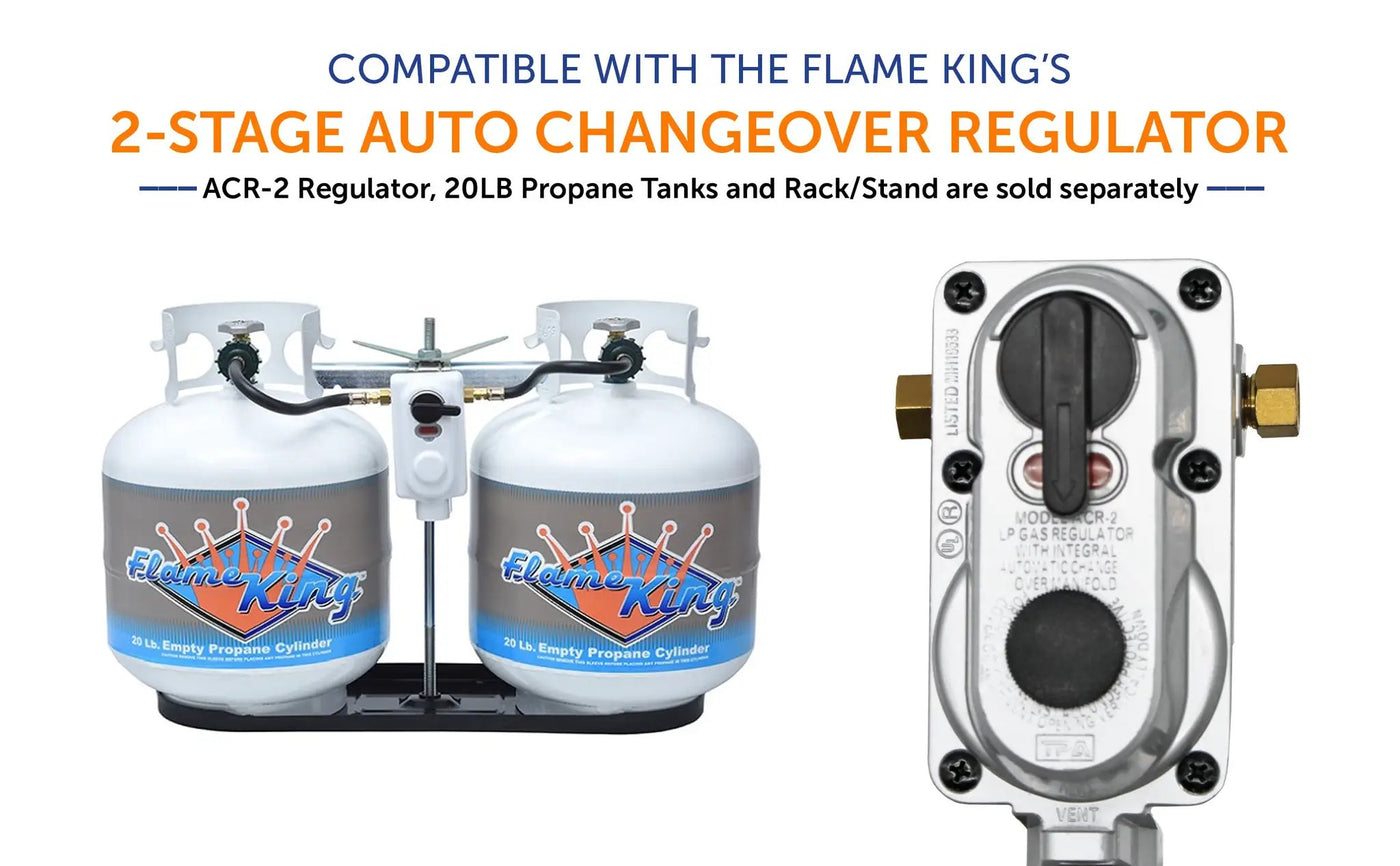 Flame King 15 Inch RV Or Trailer Propane Tank Pigtail Hose Connector by Flame King Products