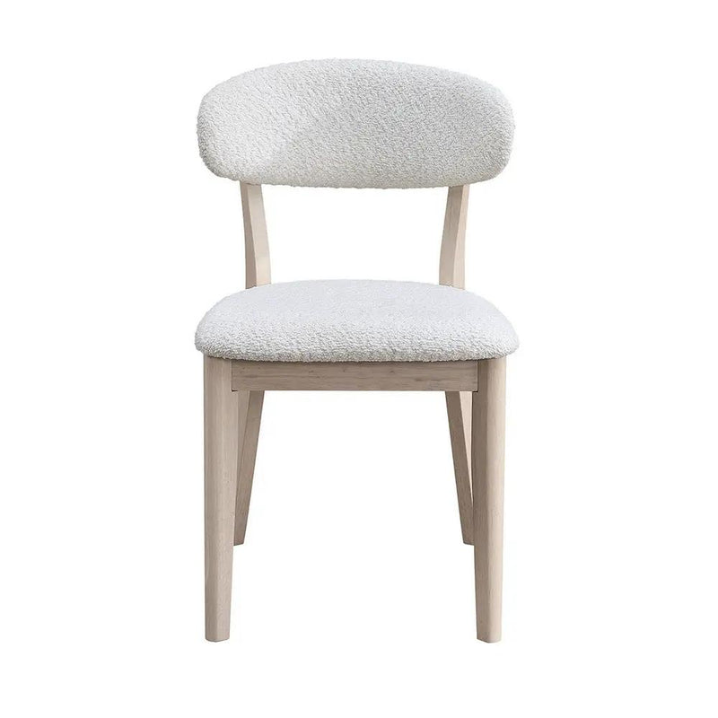 ACTU Scandinavian Dining Table Set with Upholstered Chairs for Small Spaces (Seats 4–6) by ACTU FURNITURE