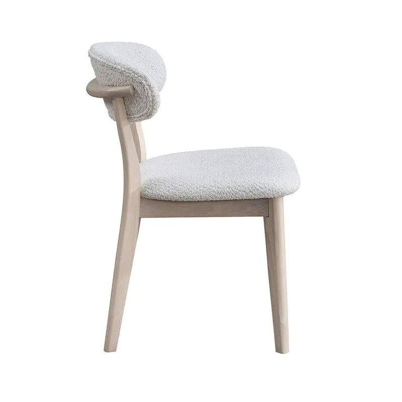 ACTU Scandinavian Dining Table Set with Upholstered Chairs for Small Spaces (Seats 4–6) by ACTU FURNITURE