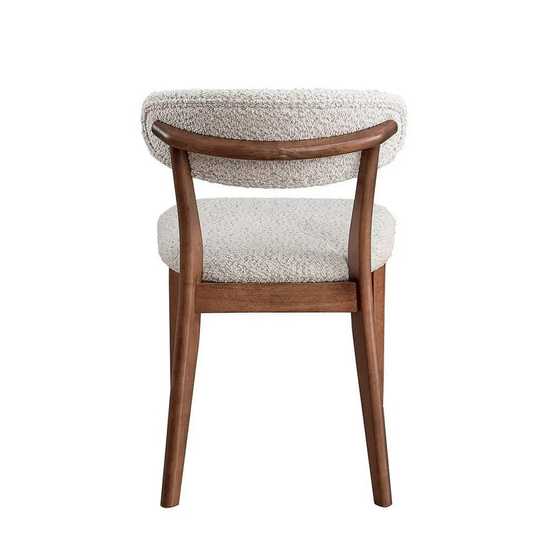 ACTU Scandinavian Dining Table Set with Upholstered Chairs for Small Spaces (Seats 4–6) by ACTU FURNITURE