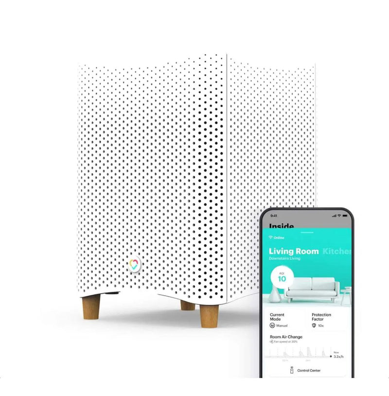Mila Air Purifier for Large Room 1,000 sqft Coverage | Basic Breather | Air Purifier for Allergies | H12 HEPA Filter | Smoke Allergens Dust Pollution | Home Office Air Cleaner | Smart Wi-Fi Auto Mode by Selzalot