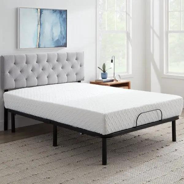 Queen Size Electric Head Foot Adjustable Bed Base with Remote by HomePacific