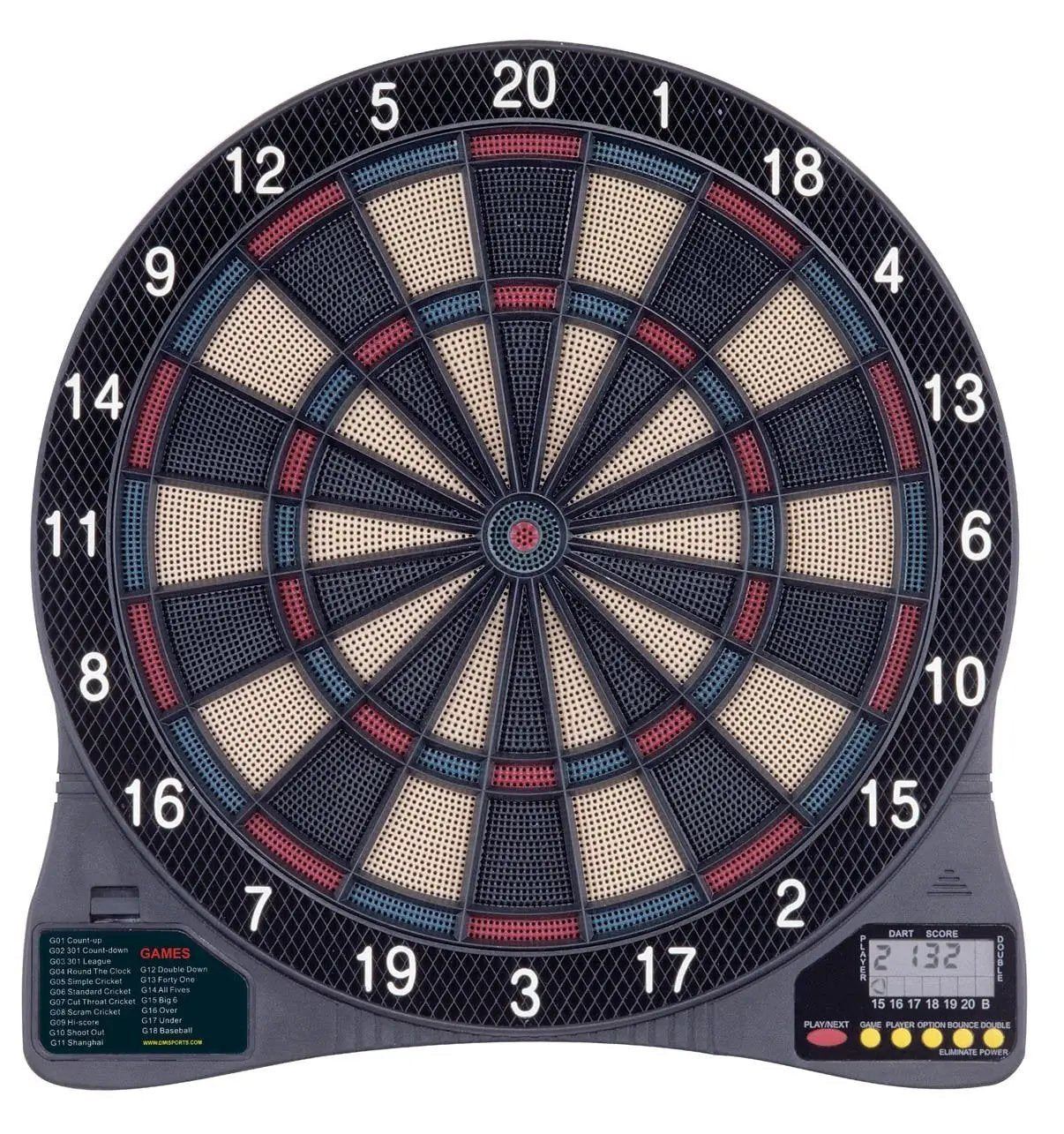 Electronic Dartboard Dart Game with 6 Soft-Tip Darts by HomePacific