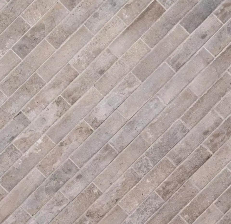 Open Box MSI Capella Taupe Brick 2 in. x 10 in. Matte Porcelain Floor and Wall Tile (5.15 sq. ft. /Case) by Selzalot