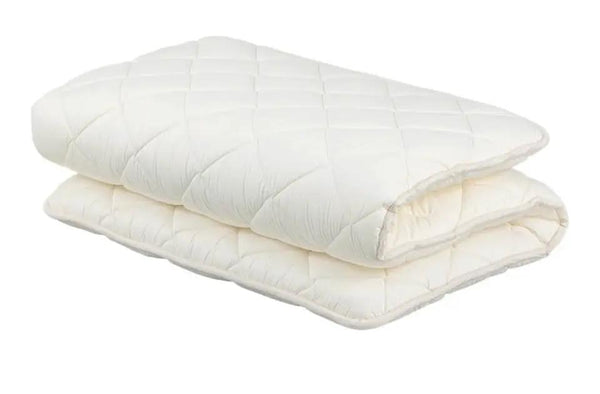 FULI Japanese Futon Mattress, Japanese Floor Mattress, Floor Bed, Tatami Foldable Bed, Roll Up Sleeping Pad, Shikibuton, Made in Japan (White, Twin)