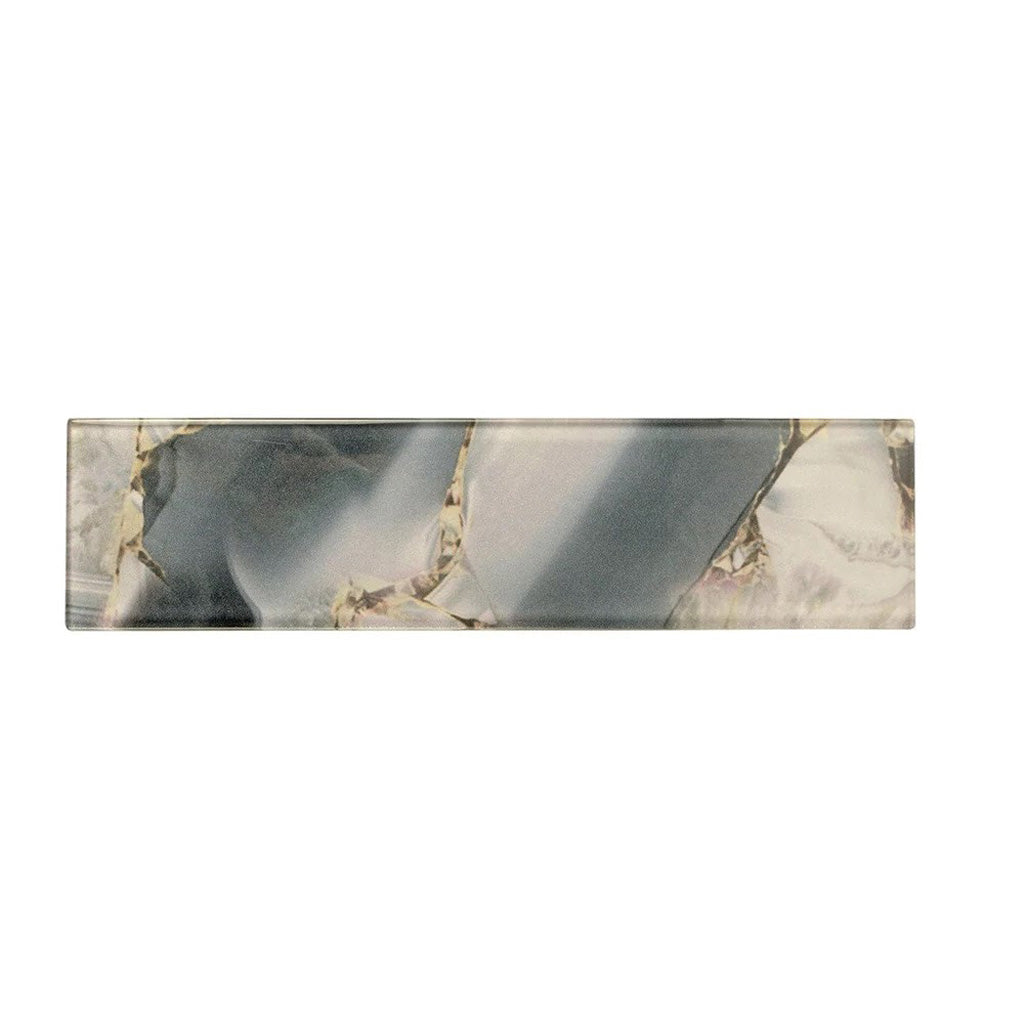 Gray 3x12 Glossy Glass Subway Tile (20 pack, 5 sq ft/case), photo 3 of 11