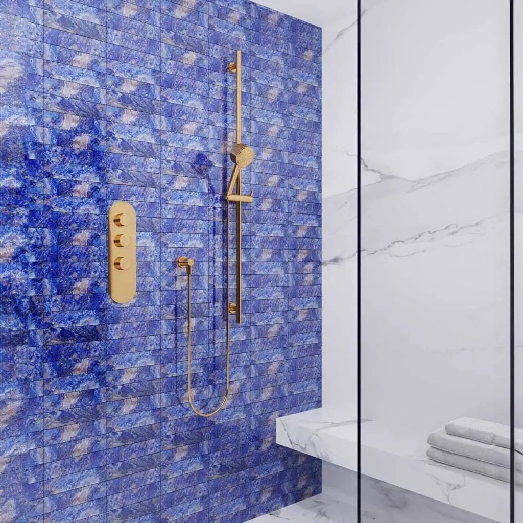 Cobalt Blue 3x12 Glossy Glass Subway Tile (20 pack, 5 sq ft/case) by Apollo Tile