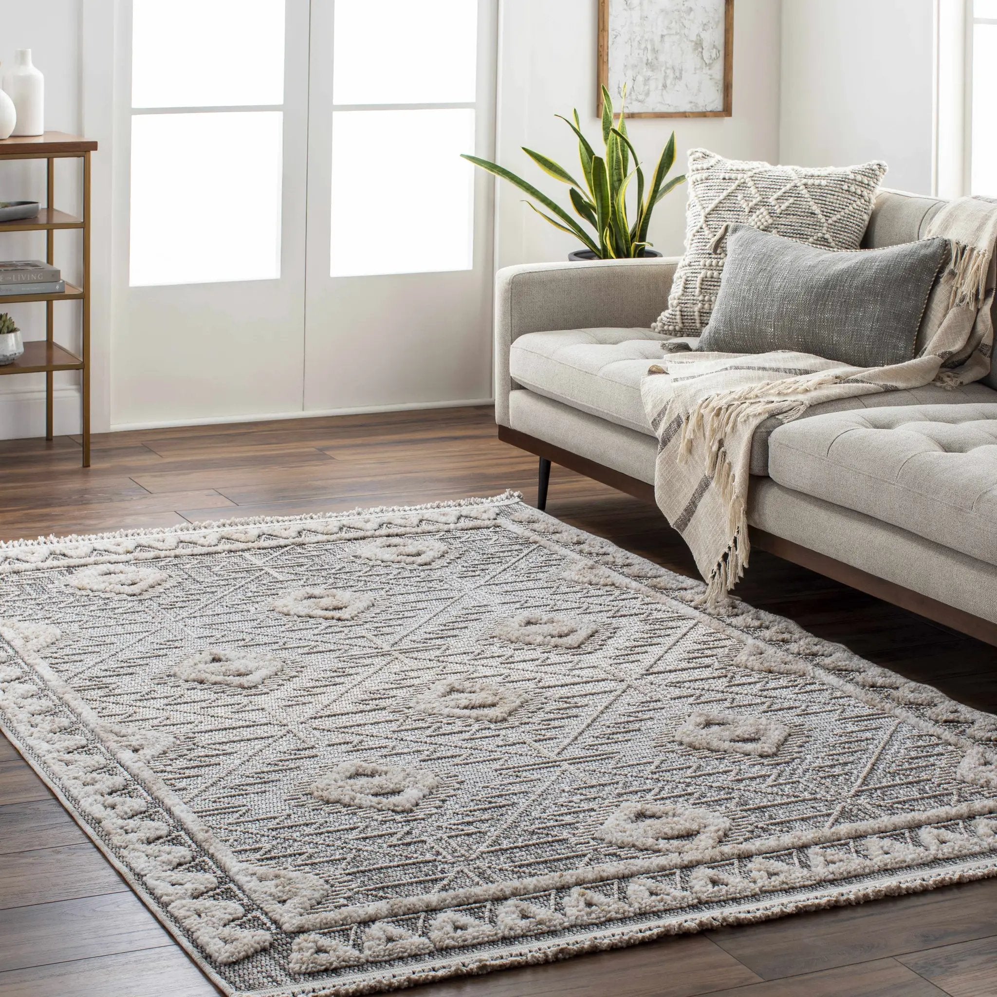 Agoo High-Low Pile Rustic Rug by Boutique Rugs