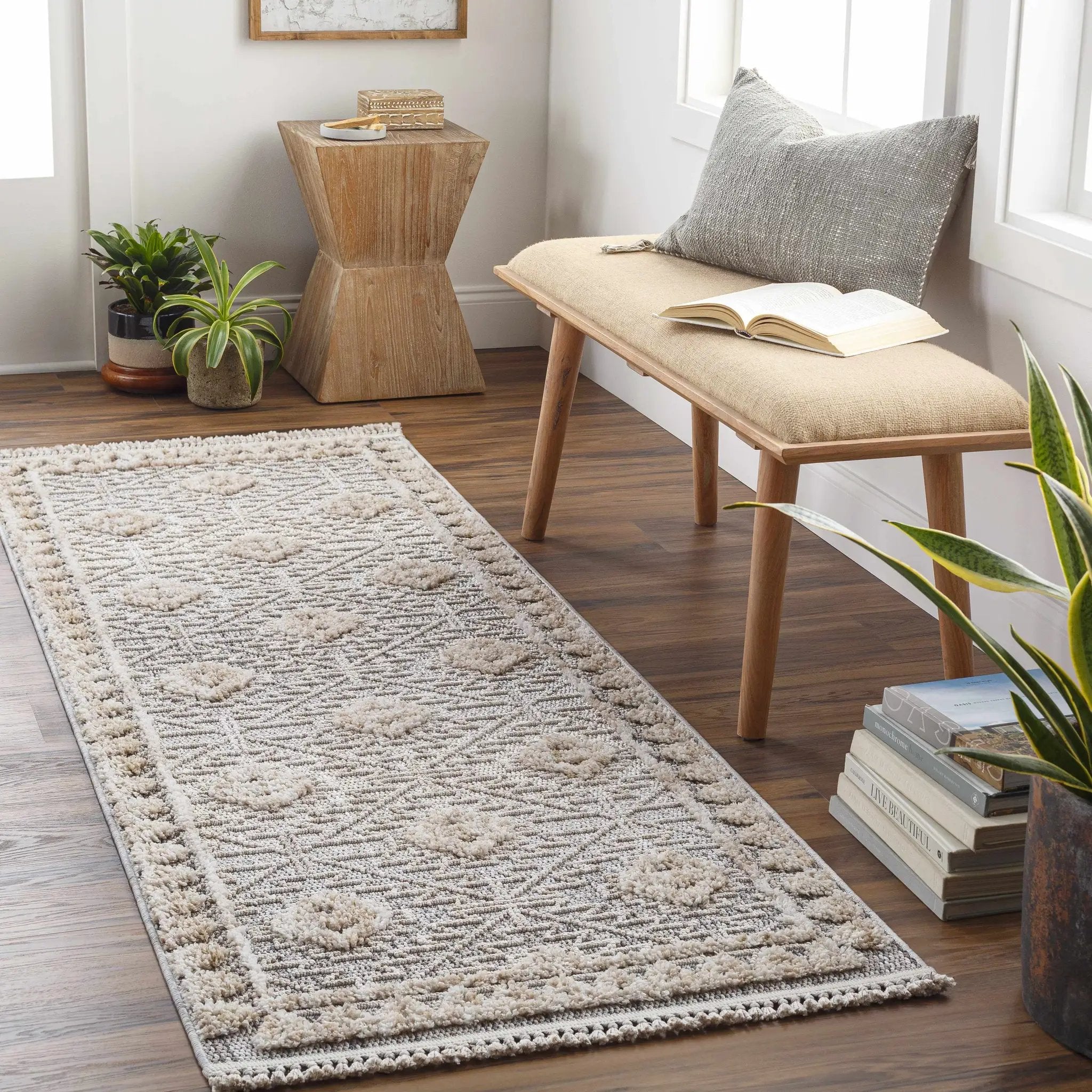 Agoo High-Low Pile Rustic Rug by Boutique Rugs