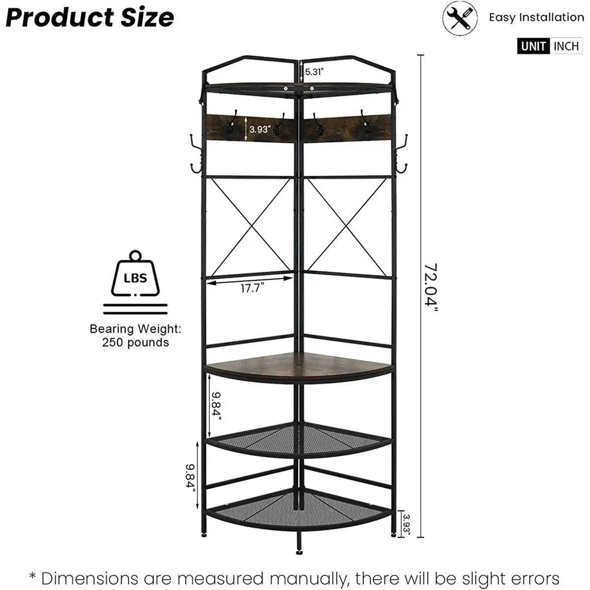 Modern Corner Entryway Hall Tree Shoe Storage Bench Coat Rack by HomePacific
