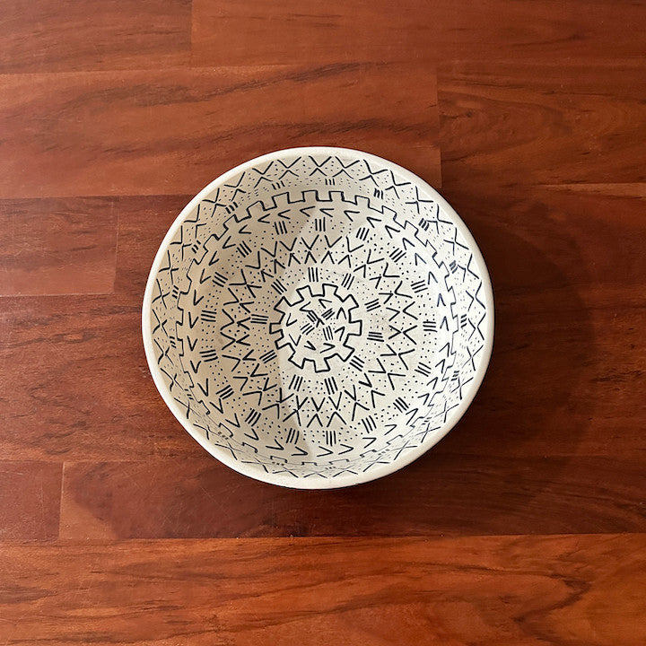 Mud Cloth Natural Soapstone Bowl - 8", photo 2 of 3