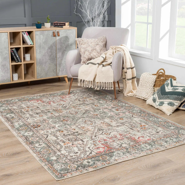 Bolinas Area Rug, installed in a room