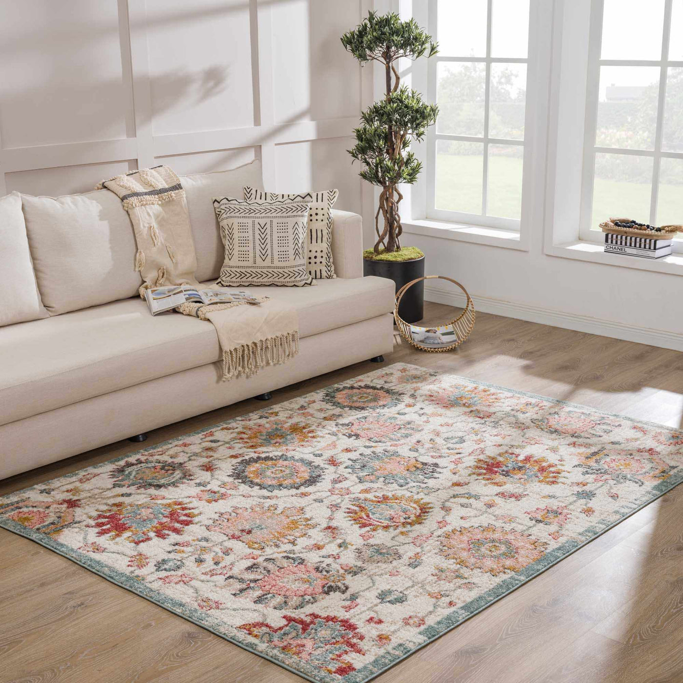 Twilight Floral Area Rug by Boutique Rugs