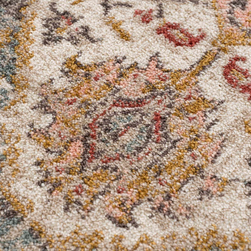 Peeta Brown Medallion Area Rug by Hauteloom