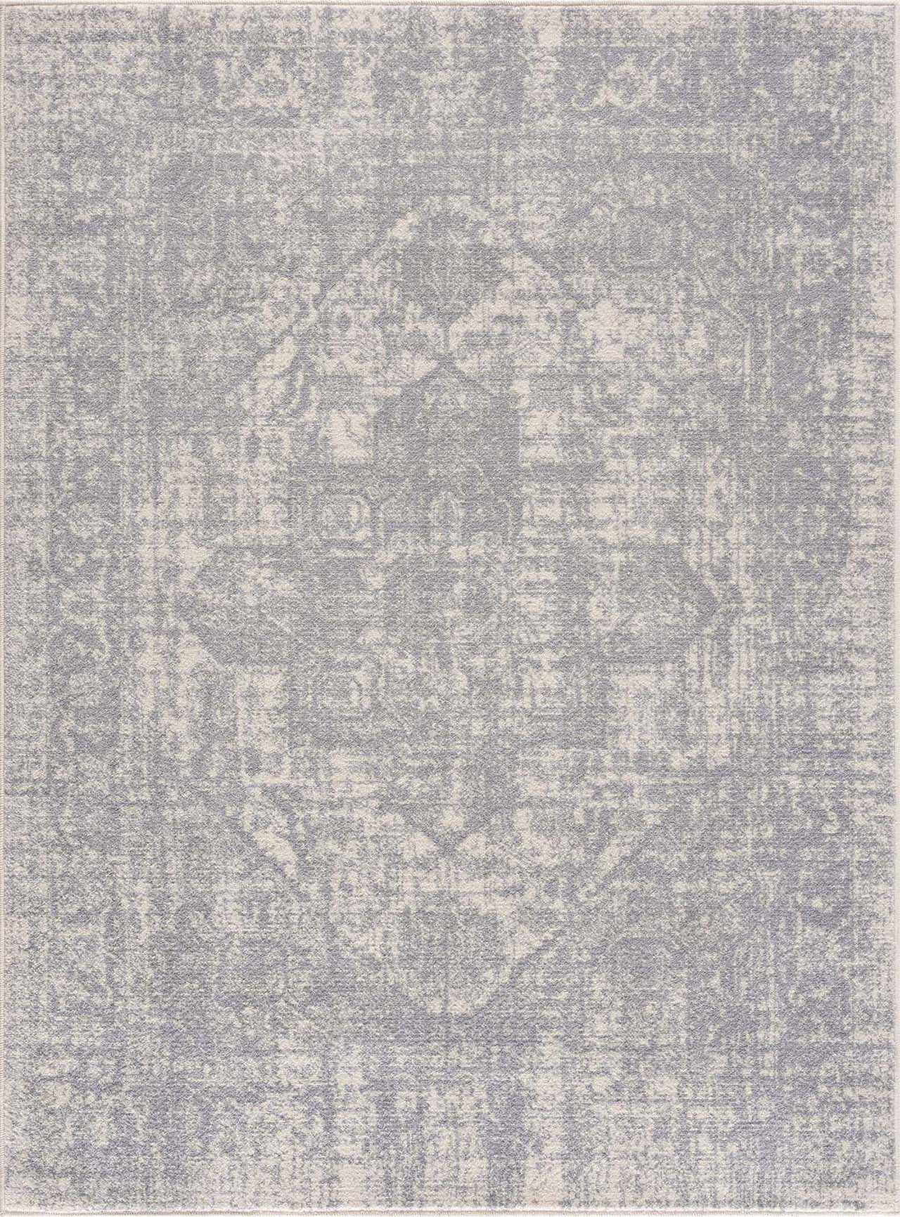 Peeta Gray Medallion Area Rug - Clearance by Boutique Rugs