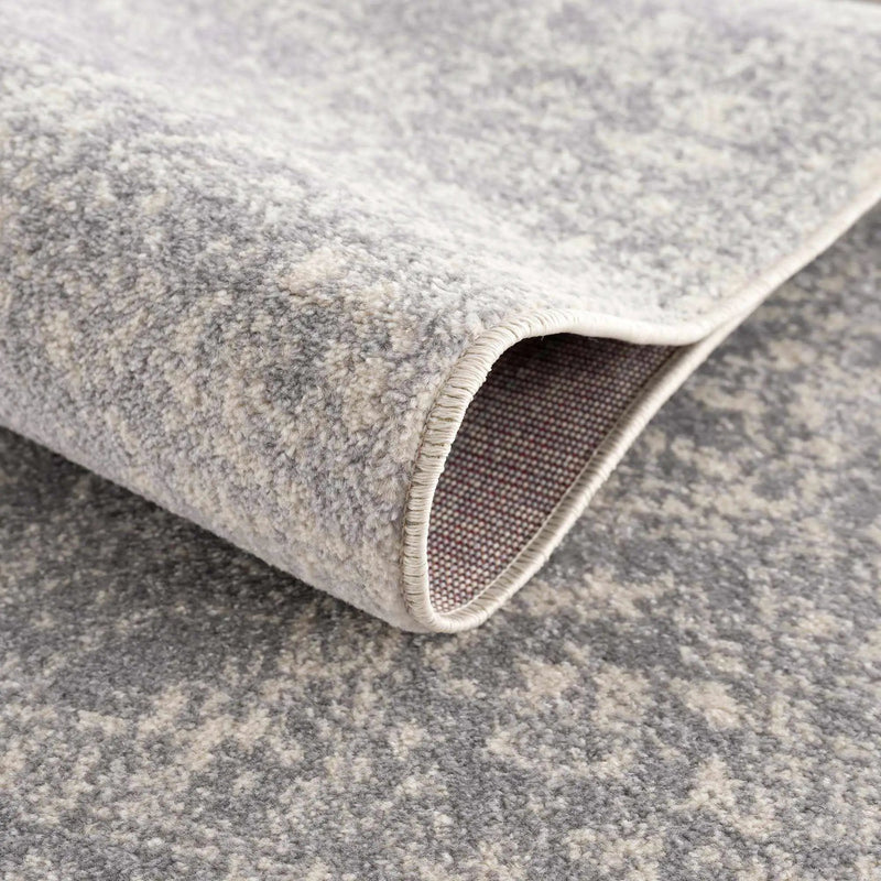 Peeta Gray Medallion Area Rug - Clearance by Boutique Rugs