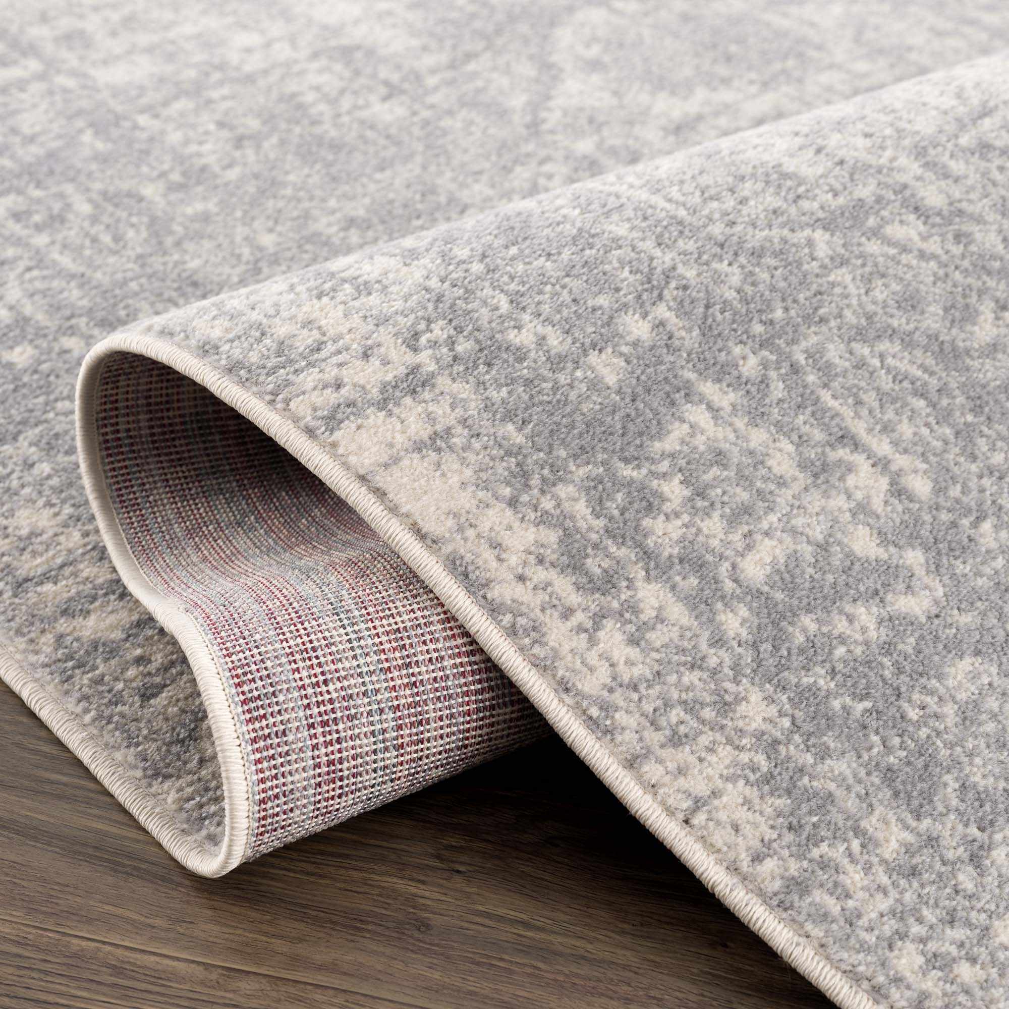 Peeta Gray Medallion Area Rug - Clearance by Boutique Rugs