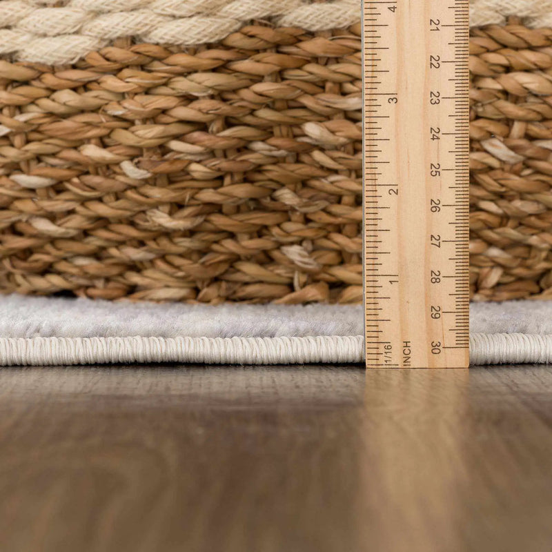 Peeta Gray Medallion Area Rug - Clearance by Boutique Rugs