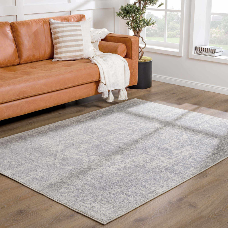 Peeta Gray Medallion Area Rug - Clearance by Boutique Rugs