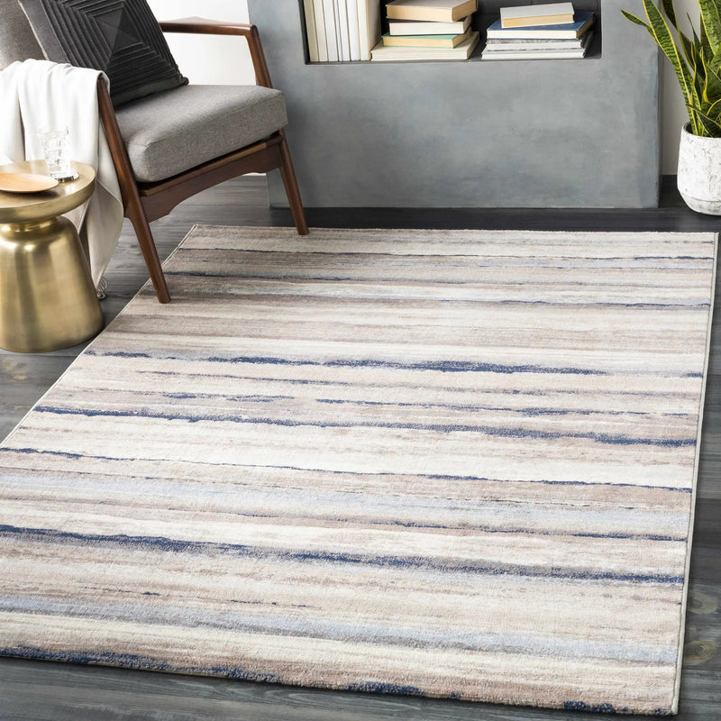Aldavilla Abstract Striped Area Rug by Boutique Rugs