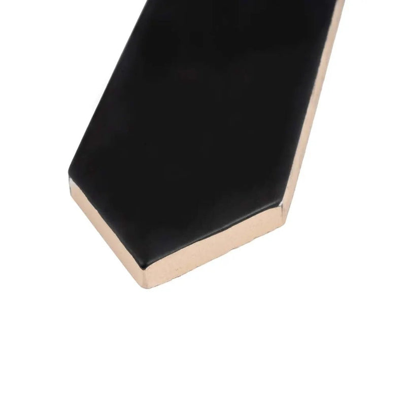 Black 2x10 Matte Picket Ceramic Tile (44 pack, 5.38 sq ft/case) by Apollo Tile