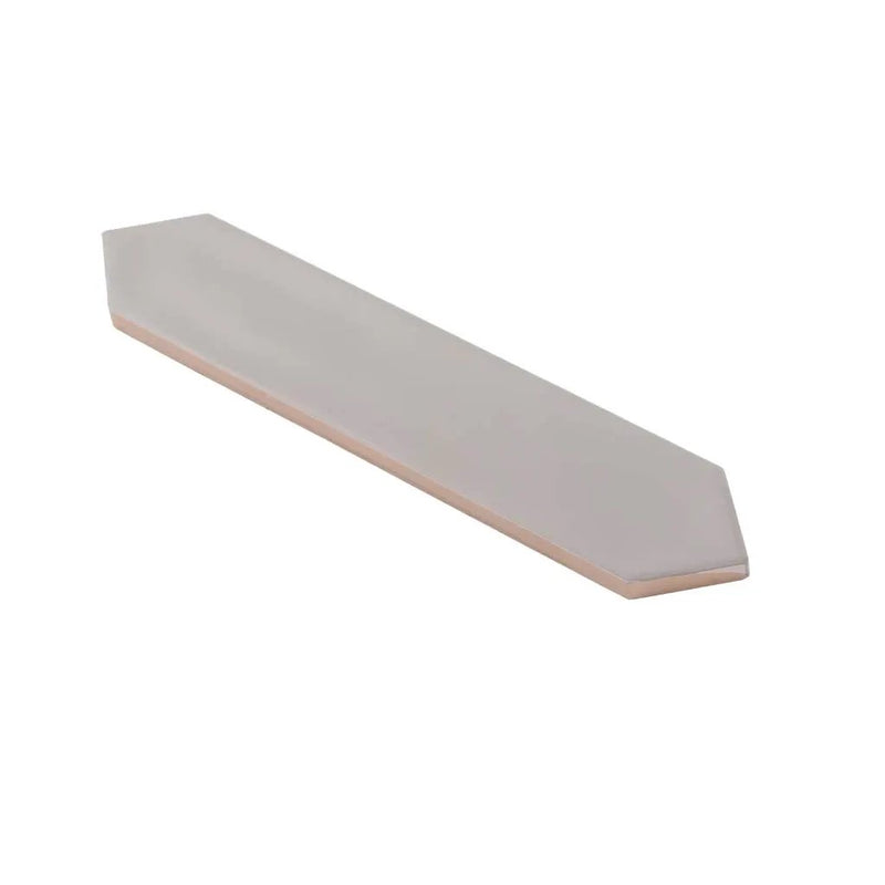 Gray 2x10 Matte Picket Ceramic Tile (44 pack, 5.38 sq ft/case) by Apollo Tile