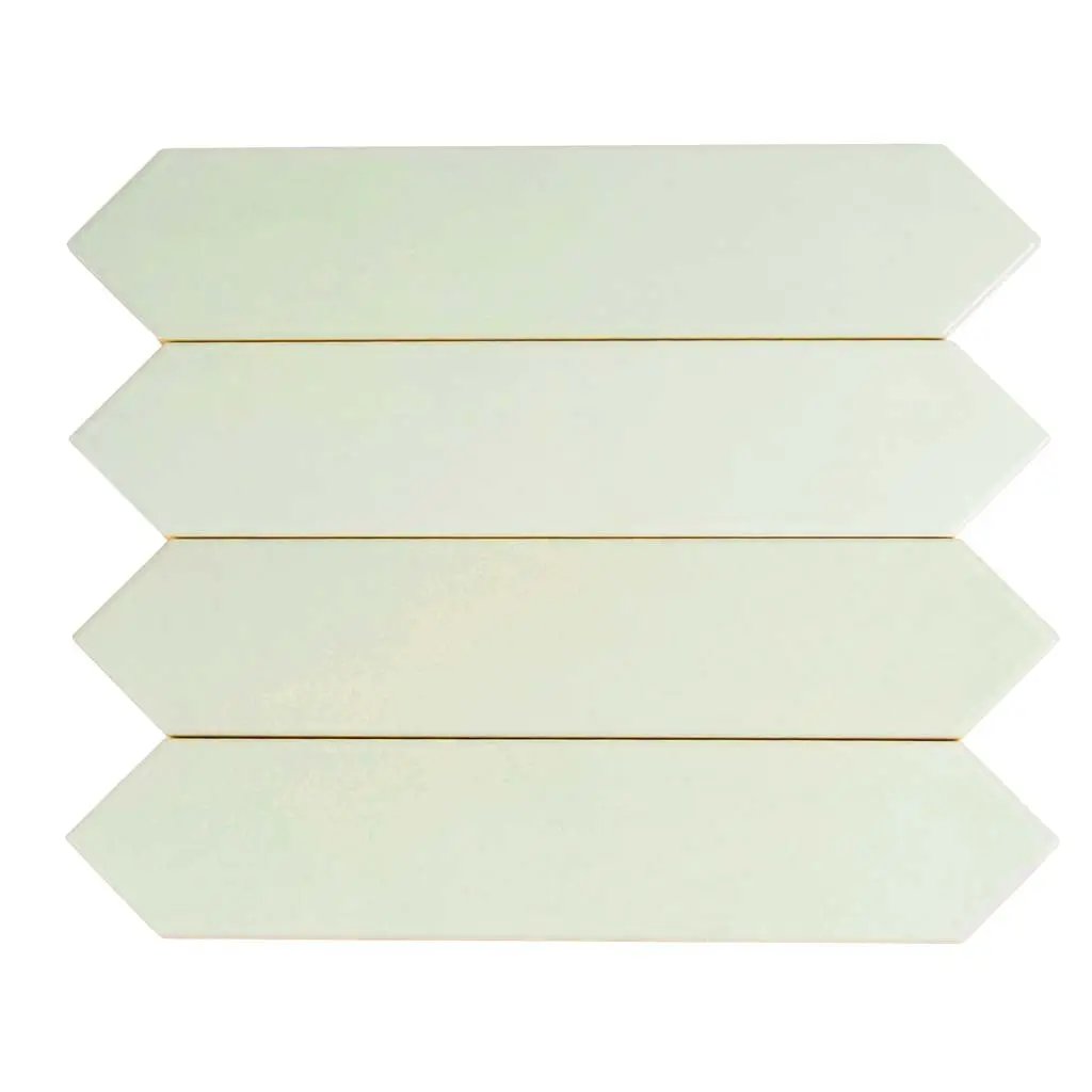 Tea Green 2x10 Matte Picket Ceramic Tile (44 pack, 5.38 sq ft/case) by Apollo Tile
