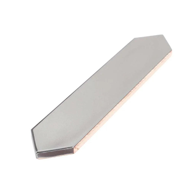 Metallic Silver 2x10 Glossy Picket Ceramic Tile (44 pack, 5.38 sq ft/case) by Apollo Tile